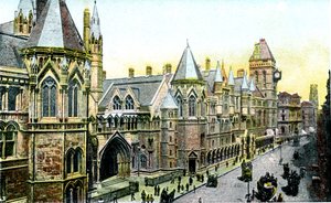 Law Courts, London, 1900-talet av Unbekannt