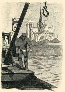 Sängen i Notre-Dame, Le Matin, 1903. av Unbekannt