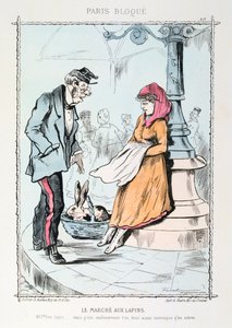 Kaninmarknaden, 1870-1871 av Unbekannt