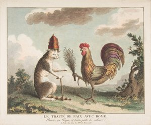 Fredsfördraget med Rom Fredsfördraget med Rom, ca. 1789. av Unbekannt