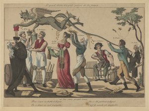 The Great Devil of Money, Finansbeskyddare, tidigt 1800-tal. av Unbekannt