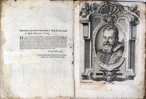 Blad av boken Assayer Il Saggiatore av Galileo Galilei, 1623 av Unbekannt