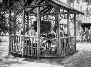 Lärande i skogen Charlottenburg, Berlin, Tyskland, 1922 av Unbekannt