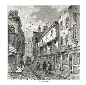 Leather Lane, 1878 av Unbekannt