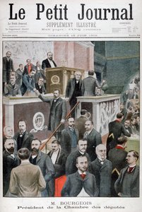 Leon Bourgeois, ordförande för deputeradekammaren, 1902 av Unbekannt