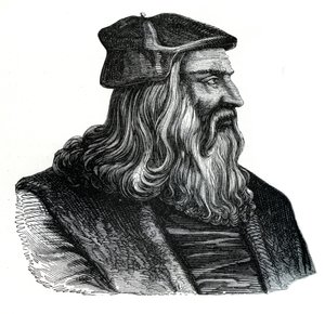 Leonardo da Vinci, 1500-talet, 1870 av Unbekannt