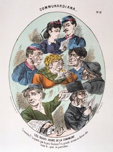 Kommunens vackra dagar, 1871 av Unbekannt