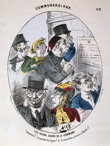 Kommunens vackra dagar, 1871 av Unbekannt