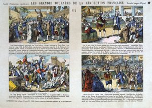 Franska revolutionens stora dagar, revolutionen 1789, Frankrike av Unbekannt