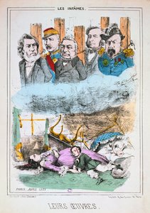 The Infames, Paris kommun, april 1871 av Unbekannt