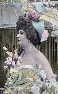 Lidia, vintage franskt vykort, c1900 av Unbekannt