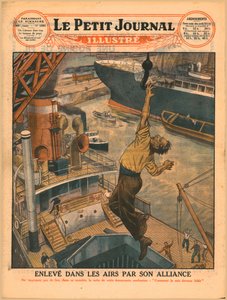 Lyft upp i luften av sin vigselring, 1929. av Unbekannt