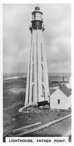 Fyr, Father Point, Quebec, Kanada, c1920-talet av Unbekannt