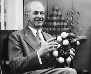 Linus Pauling, amerikansk kemist, c1954 av Unbekannt