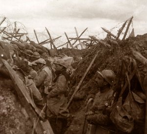 Lyssnarpost, frontlinjen, c1914-c1918 av Unbekannt
