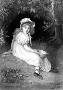 Little Miss Muffet, 1800-talet av Unbekannt