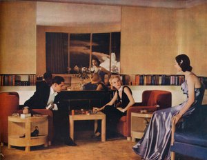 Vardagsrum designat av Paul MacAlister, 1938 av Unbekannt