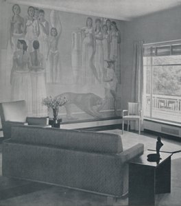 Vardagsrum i Cafritz-residenset i Georgetown, Nr. Washington D.C., 1942 av Unbekannt