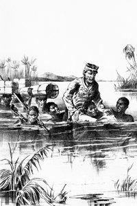 Livingstone på sin sista resa, 1800-talet av Unbekannt