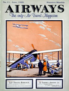Lastar ett biplan med passagerare och bagage på Croydon Aerodrome, London av Unbekannt