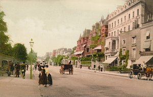 London. Bayswater Road, ca 1900-talet. av Unbekannt