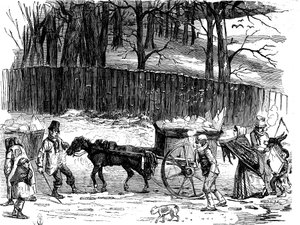 Londons isvagnar, 1850 av Unbekannt
