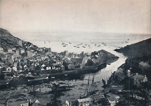 Looe - View from the Hills, Showing the Estuary, 1895 av Unbekannt