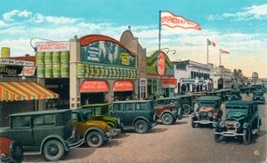 Ser norrut på Main Street, c1939 av Unbekannt
