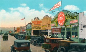 Tittar söderut på Main Street, c1939 av Unbekannt