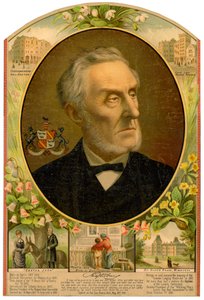 Lord Shaftesbury, brittisk konservativ statsman och filantrop, sent 1800-tal av Unbekannt