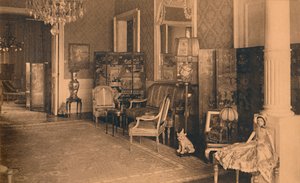 Louis XVI-rummet på den kubanska ambassaden i Bryssel, Belgien, 1927. av Unbekannt