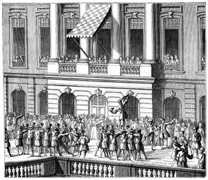 Ludvig XV i Strasbourg, 1744, 1885 av Unbekannt