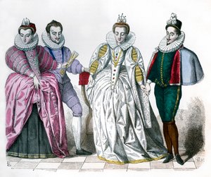 Louise av Lorraine, hertig av Guise, Marguerite de Vaudemont och Anne de Joyeuse, 1581 1882-1884 av Unbekannt