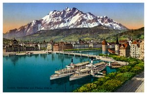 Luzern, Schweiz, 1900-talet av Unbekannt