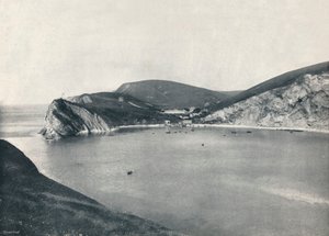 Lulworth - Lulworth Cove and Village, 1895 av Unbekannt