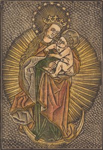 Madonna and Child in Glory, fjärde kvartalet 1400-talet. av Unbekannt