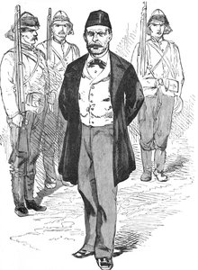 Mahmoud Fehmy, chef för Arabis-staben, c1882 av Unbekannt