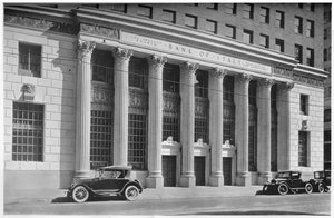 Huvudingången till Bank of Italy, Los Angeles, Kalifornien, 1924 av Unbekannt