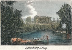 Abtei von Malmesbury, 19. Jahrhundert von Unbekannt