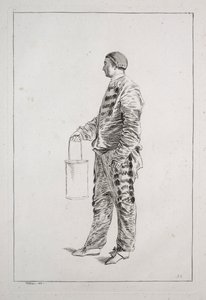 Man Standing, 1700-tal. av Unbekannt