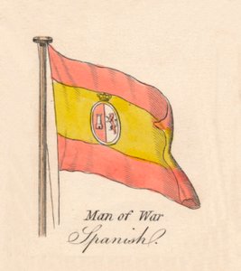 Man of War - Spanska, 1838 av Unbekannt