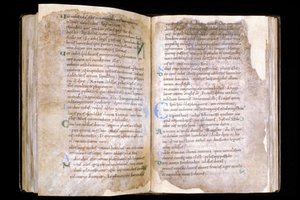 Manche N* 066, Mortains stad, skatten i Saint Evroults kollegiala kyrka, evangeliebok från 900-talet. av Unbekannt