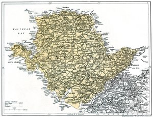 Karta över Anglesey, 1924-1926 av Unbekannt