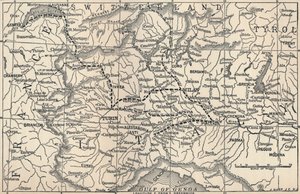Karta över Marengo-kampanjen, 1800, 1896 av Unbekannt