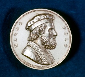 Marco Polo, venetiansk resenär och köpman, 1800-talet av Unbekannt