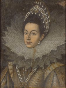 Margareta av Savojen 1589-1655, hertiginna av Mantua och Montferrat, 1600-talet. av Unbekannt