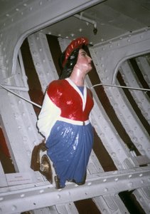 Marianne, galjonsfigur från en fransk Grand Banks fiskebåt av Unbekannt