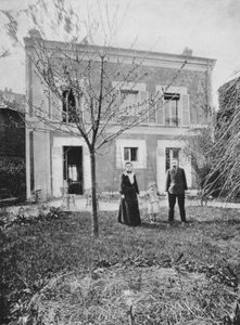 Marie 1867-1934 och Pierre 1859-1906 Curie av Unbekannt