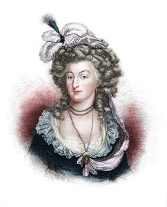Marie Antoinette, drottning gemål av Ludvig XVI av Frankrike, 1843 av Unbekannt