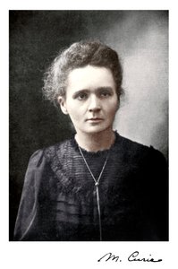 Marie Curie, polskfödd fransk fysiker, 1917 av Unbekannt